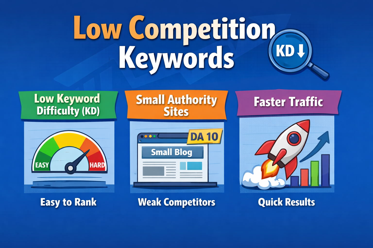 low competition keywords