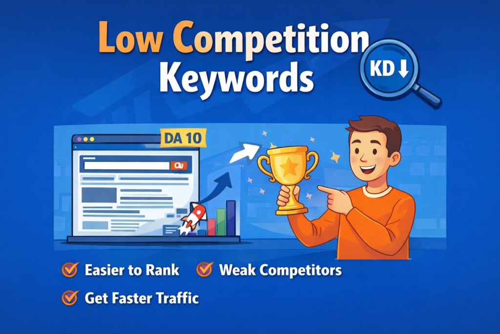 low competition keywords
